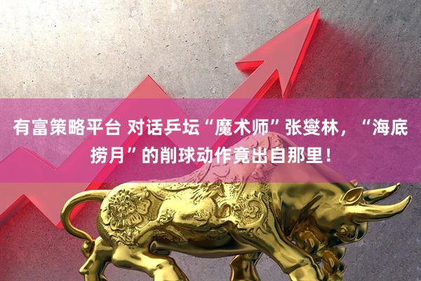 有富策略平台 对话乒坛“魔术师”张燮林，“海底捞月”的削球动作竟出自那里！
