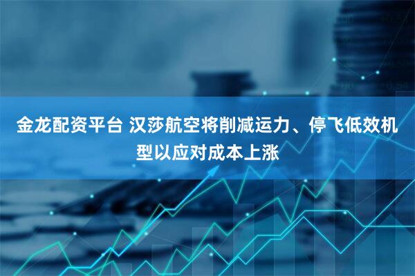 金龙配资平台 汉莎航空将削减运力、停飞低效机型以应对成本上涨