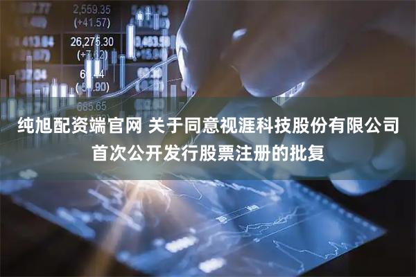 纯旭配资端官网 关于同意视涯科技股份有限公司首次公开发行股票注册的批复