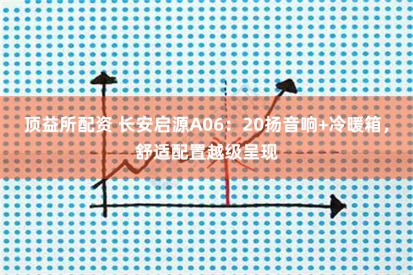 顶益所配资 长安启源A06：20扬音响+冷暖箱，舒适配置越级呈现