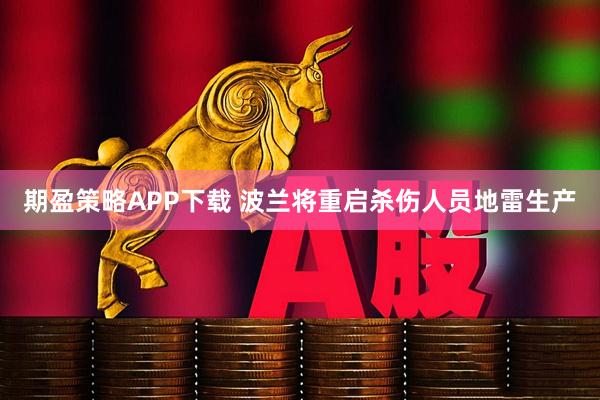 期盈策略APP下载 波兰将重启杀伤人员地雷生产
